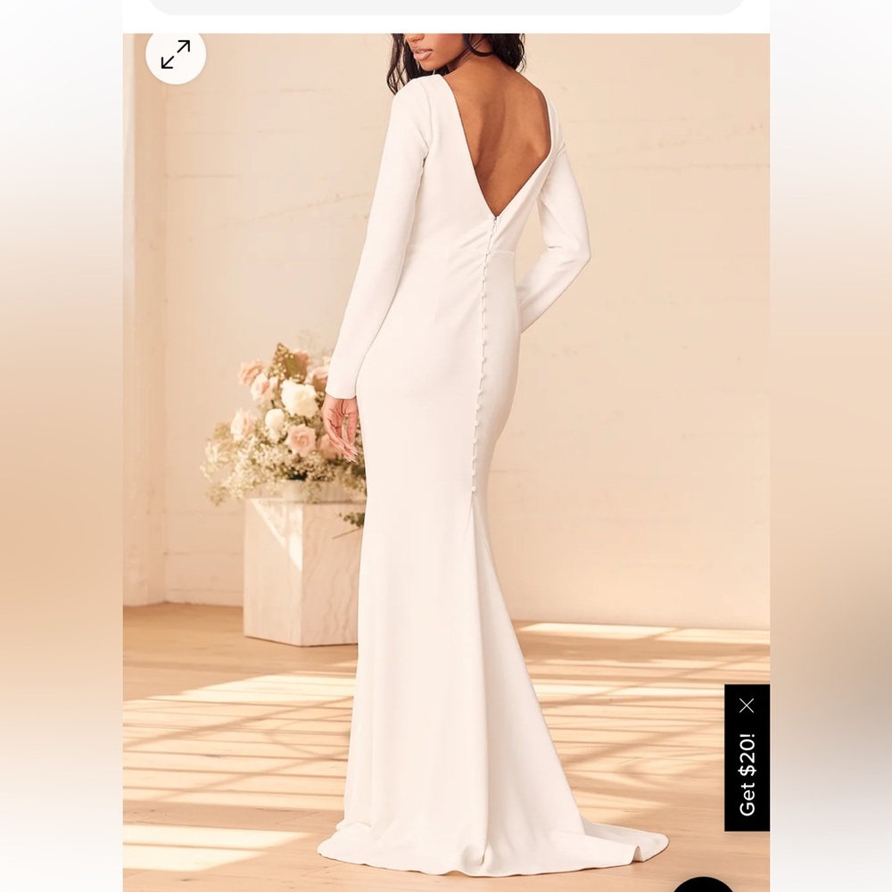Lulus Wedding Dress brand new